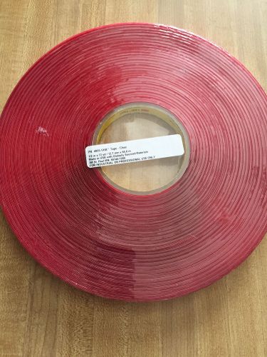 New roll  3m 4905 vhb tape   1/2 in x 72 yd., clear for sale