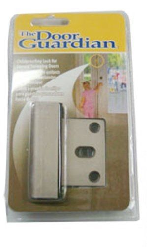 The Door Guardian Childproofing Lock Colors: Satin Chrome