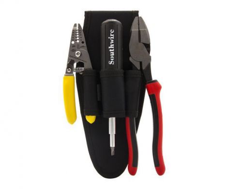Electrician wire tool kit, wire stripper, screwdriver, side pliers, tools set for sale