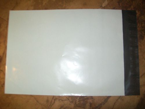 9&#034; X 12&#034; WHITE 100% RECYCLEABLE POLY MAILER SHIPPING BAGS TAPE CLOSURE LOT OF 20