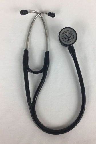 3m littmann cardiology ii stethoscope black used for sale