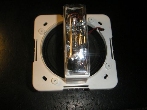 Siemens se-mc-cr alarm strobe light flasher speaker working, open box p84559 for sale