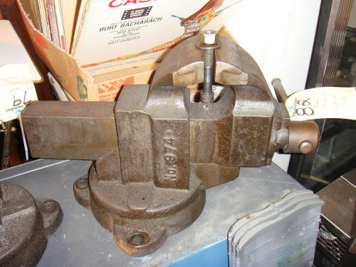 Machinists industrial 4&#034; jaw swivel vise, Chas Parker 974 (#82)