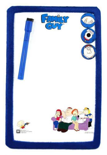 Family Guy Magnetic Dry Erase Board Blue Trim Style