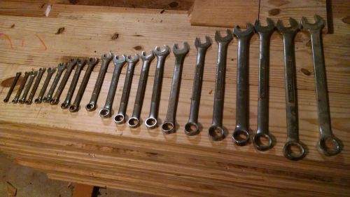 21 Pc Combination Wrench Set Metric Craftsman, Wright