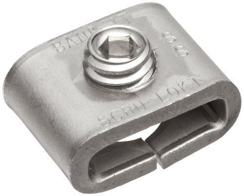 Band-it c72299 301 stainless steel 1/4 hard steel scru-lokt buckle  3/8&#034; width for sale