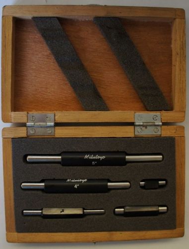 MITUTOYO 1” 2” 3” 4” 5” Micrometer Standard Set 5pc Model 167-912