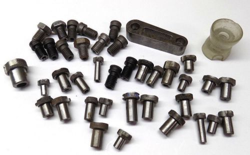 40 pc assorted slip and threaded drill bushing aircraft tool lot for sale