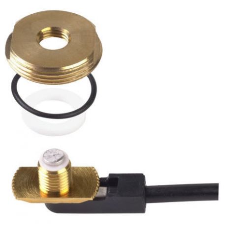 PCTEL Maxrad 3/8-3/4 Hole 800 MHz Thick Mount Antenna, Brass