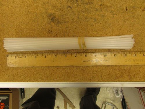 Lot of 29 Polypropylene Natural 12&#034; Rods for Intralox Belt Series 900 Flush Grid