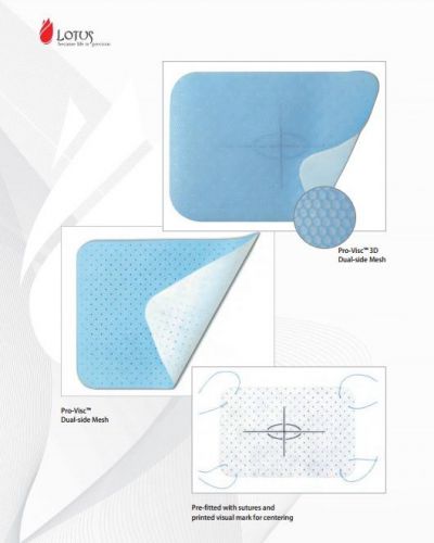 Lotus Composite dual side mesh for laparoscopic Hernia procedure +Free shipping