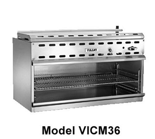 Vulcan vicm72 cheesemelter gas 72&#034; (2) infrared burners for sale