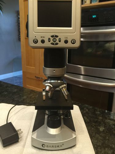 Barska Digital Microscope with 3.5 TFT Color Screen LED Handheld Magnifier