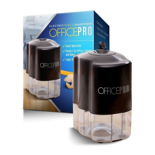 OfficePro Heavy-Duty Electric Portable Pencil Sharpener For Home Office &amp; School