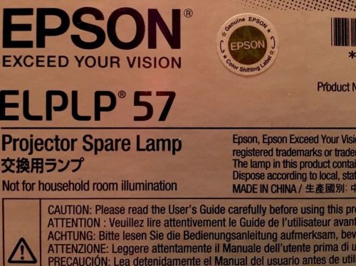 Epson ELPLP 57 Projector Lamp *New In Box  v13h010L50 Replacement