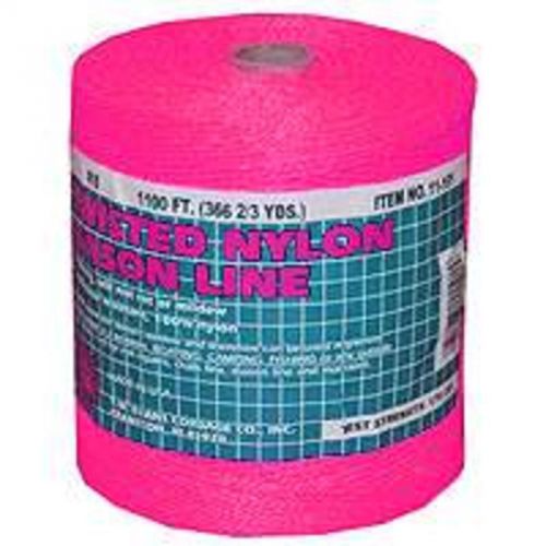 No. 18 Twisted Mason Line, 1088&#039; L TW EVANS CORDAGE CO Builders Twine /Cord Pink