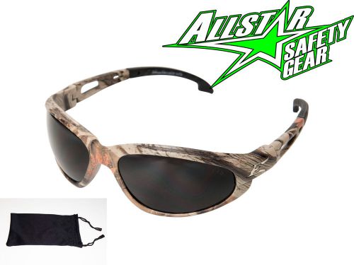 Edge dakura smoke lens safety glasses sunglasses camouflage sw116cf hunting camo for sale