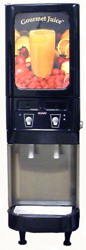 Bunn jdf-2 cartridge juice machine, 2 flavor juice, cold beverage dispenser for sale
