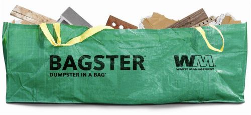 Waste Management Bag Bagster Dumpster Trash Bin Container Home Garbage Can
