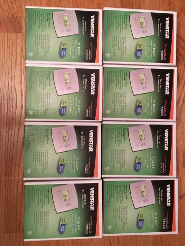 Lot Of 8 Venstar Commercial 7-Day Programmable Thermostats T2800