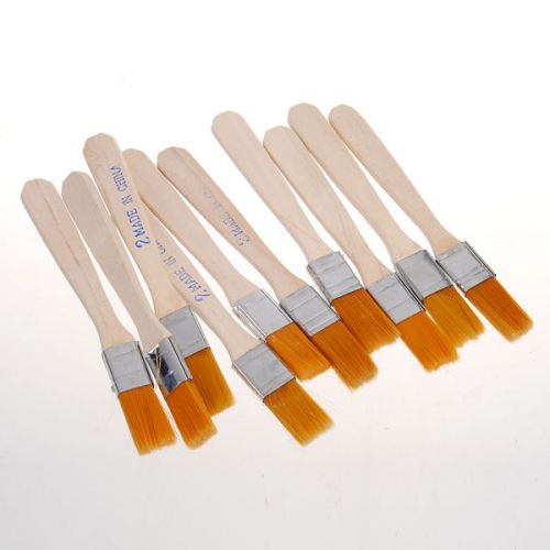 New 10pcs bga solder flux paste brush with wooden handle reballing tool for sale