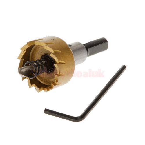 26mm hole saw tooth hss steel drill bit cutter hand tool f/ metal wood alloy for sale