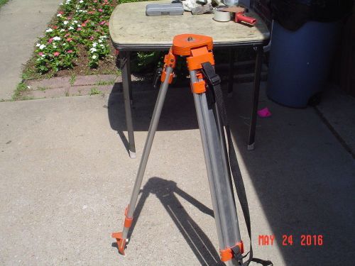 Surveyors Heavy Duty Aluminum Transit Tripod with Shoulder Strap Made in the USA