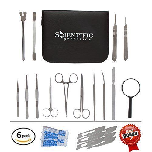 Dissection Kit - Lifetime Guarantee - 20 Piece Set of High Quality &amp; Medical for