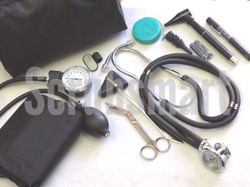 Beginner nurse student starter kit - stethoscope bp otoscope scissor +more nk-01 for sale