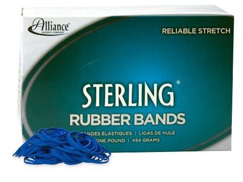 Alliance Sterling Rubber Band - Blue - Size #14 (2 x 1/16 Inches) - 1 Pound Box