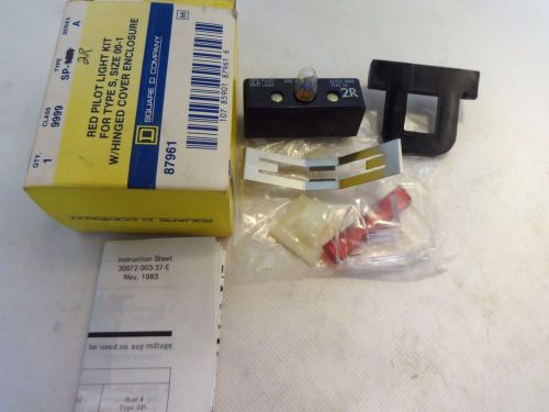 NEW IN BOX SQUARE D RED PILOT LIGHT KIT CLASS 9999 TYPE SP-2R