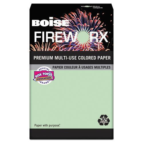 FIREWORX Colored Paper, 20lb, 11 x 17, Popper-mint Green, 500 Sheets/Ream