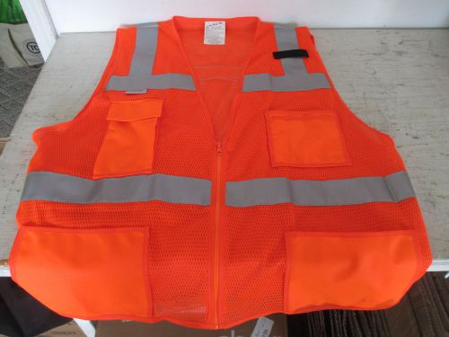 3M Orange Mesh Reflective Vest, 2XL, Safety Vest