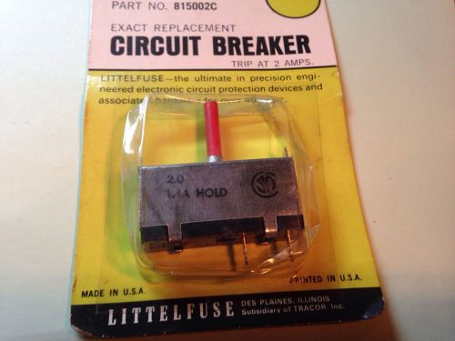 A LITTLEFUSE Circuit Beaker 2 Amps