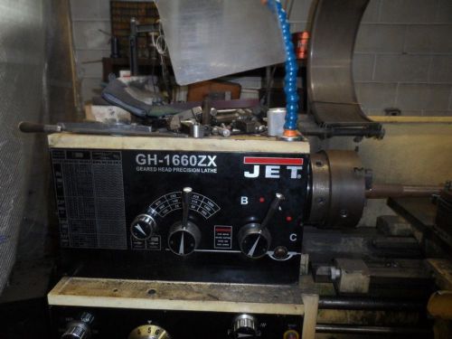 Jet 321940 gh-1660zx lathe with collet closer and newall dro for sale