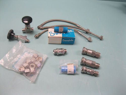 Lot Misc Swagelok Valve, Fitting, SS-8CP2-10, Quick-Connect, etc C18 (2108)