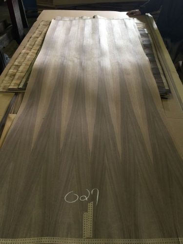 Wood Veneer Walnut 33x98 1pc total 10Mil Paper Backed &#034;EXOTIC&#034; RNC 027
