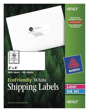 Laser/Inkjet Label, White ,Avery, 48163