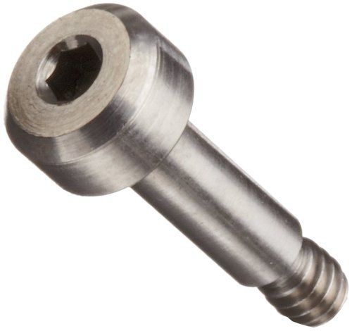 Small parts 303 stainless steel shoulder screw, plain finish, hex socket drive for sale