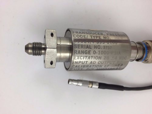 CEC Pressure Transducer 0-1000 psia 07703 1U50188-11 09384 4-395-0160
