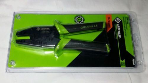 Greenlee pa1645 hand crimper 1600 series open barrel awg 30-18 crimp tool for sale