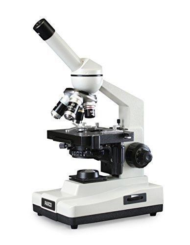Parco Scientific 3000F-100 Monocular Compound Microscope, 10x WF &amp; 20x WF