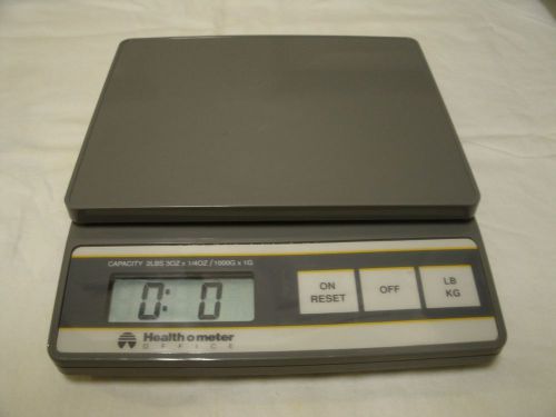 USED Health O Meter Office (Postage) Scale. Capacity 2lbs 3ozs x 1/4oz/1000gx1g.