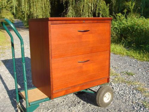Mahogany file cabinet for sale