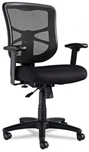 Alera elusion series mesh mid-back swivel/tilt chair, black for sale