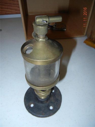 Lavigne check ball brass oiler lubricator hit miss steam engine vintage for sale