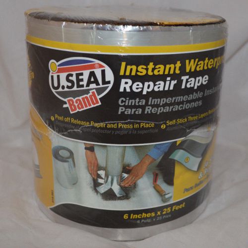 U-SEAL Band Instant Waterproof Repair Tape 6&#034; Wide 25&#039; Roll