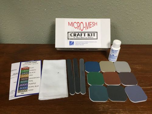 Micro-Mesh Craft Kit (For Model Makers and Hobbyists) Pen Turners Acrylic Shine
