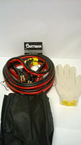 Cartman Battery Jumper Cables Booster Cables in Carry Bag 6 Gauge 16 Feet