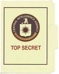 CIA Top Secret File Folder 5-Pack
